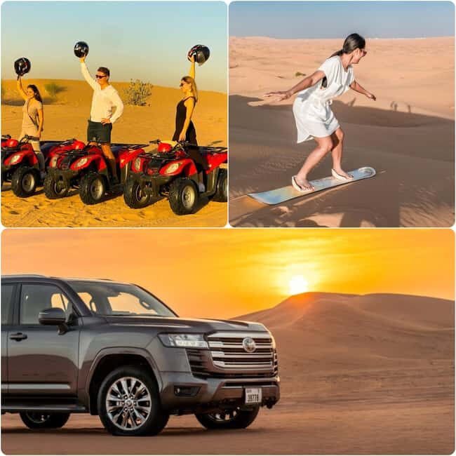 Doha:ATV,Quad or Buggy Dune Bashing,CamelRide & Sandboarding - Authenticity and Guide Expertise