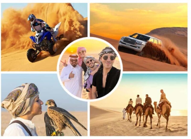 Doha:ATV,Quad or Buggy Dune Bashing,CamelRide & Sandboarding - Key Points