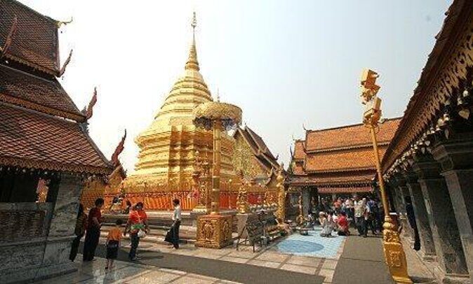 Doi Suthep Temple, Pha Lat Temple, Sticky Waterfall, Orchid farm - Key Points