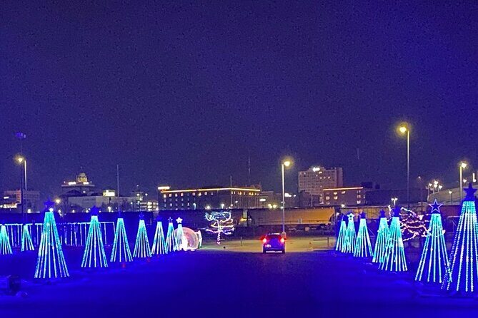 Drive through Christmas Lights Show - Duration and Group Size