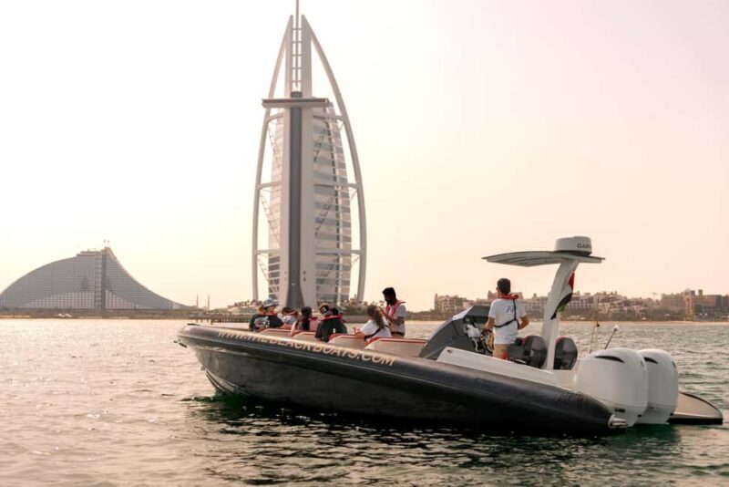 Dubai: 100-Min Speed Boat Tour, Atlantis & Burj Al Arab View - The Itinerary: What You’ll See