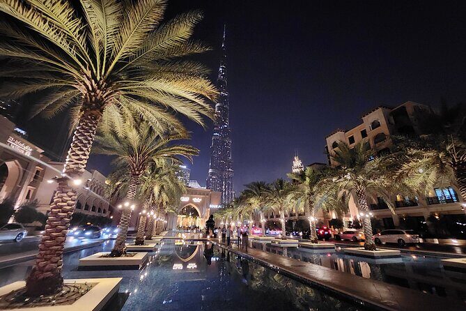 Dubai after Dark City Highlights with Dinner, Guide and Transfer - The Authenticity and Value of the Experience