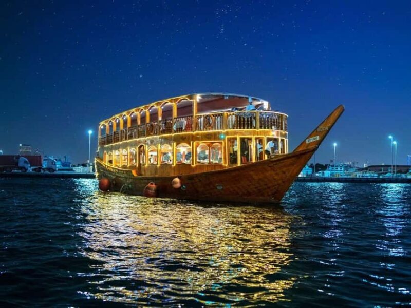 Dubai afternoon city tour with dinner on dhow cruise - Key Points