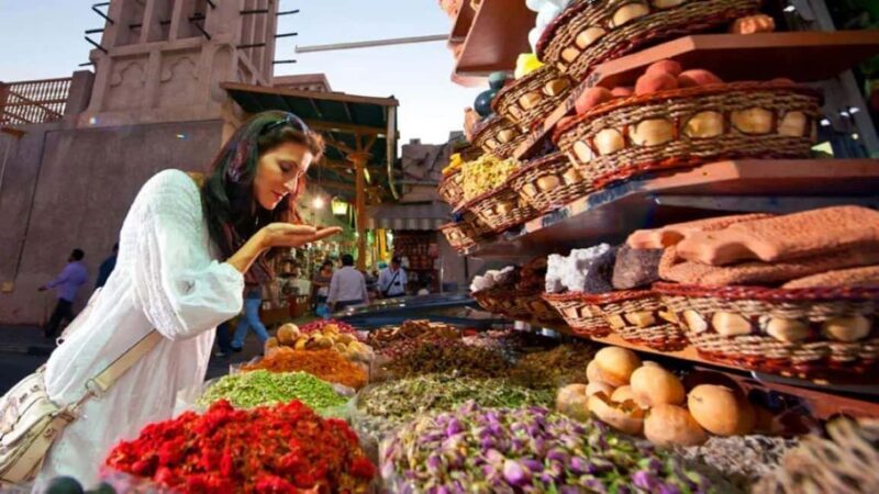 Dubai afternoon city tour with dinner on dhow cruise - Marina Walk and Evening Atmosphere