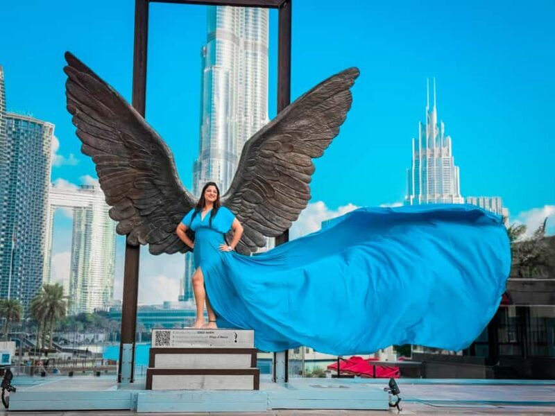 Dubai: Burj Khalifa Flying Dress Videography Shoot - Key Points