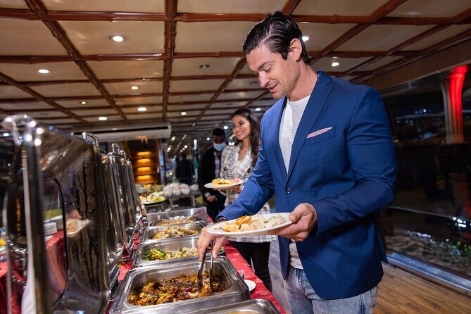 Dubai Canal Dinner Cruise with La Perle Show Tickets Combo - FAQ