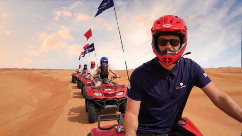 Dubai Desert Adventure: Red Dunes Guided Quad/Polaris & BBQ - What’s Included and How It’s Structured