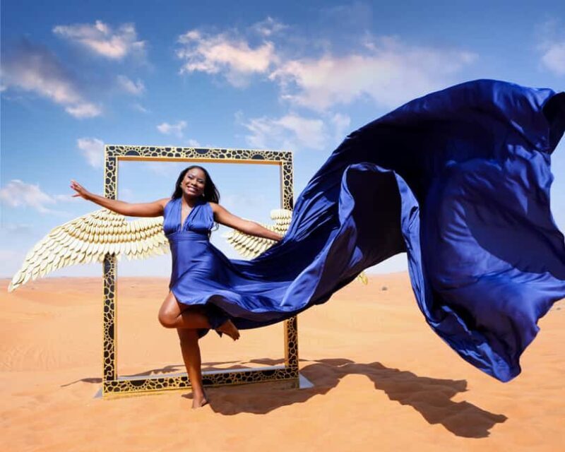 Dubai: Desert Flying Dress Photoshoot - An In-Depth Look at the Dubai Desert Flying Dress Photoshoot