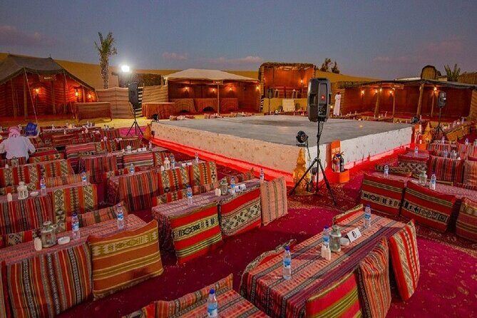 Dubai Desert Safari Red Dune: BBQ, Camel Ride & Sandboarding - Key Points