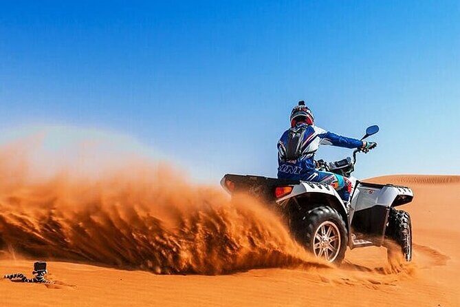 Dubai Desert Safari Sharing with Quad, Shows, Camel and Dinner - Duration and Pacing