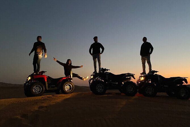 Dubai Desert Safari with ATV(optional)& Sandboarding Experience with BBQ Dinner - FAQs