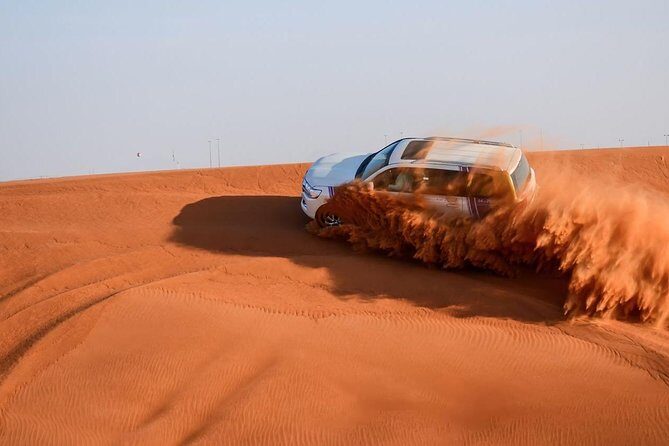 Dubai Desert Safari with BBQ and 4WD Land Cruiser Dune Bashing - Key Points