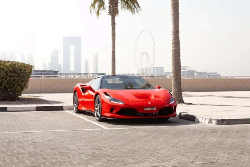Dubai: Ferrari F8 Spider 1-Day Rental, No Deposit Required - Key Points