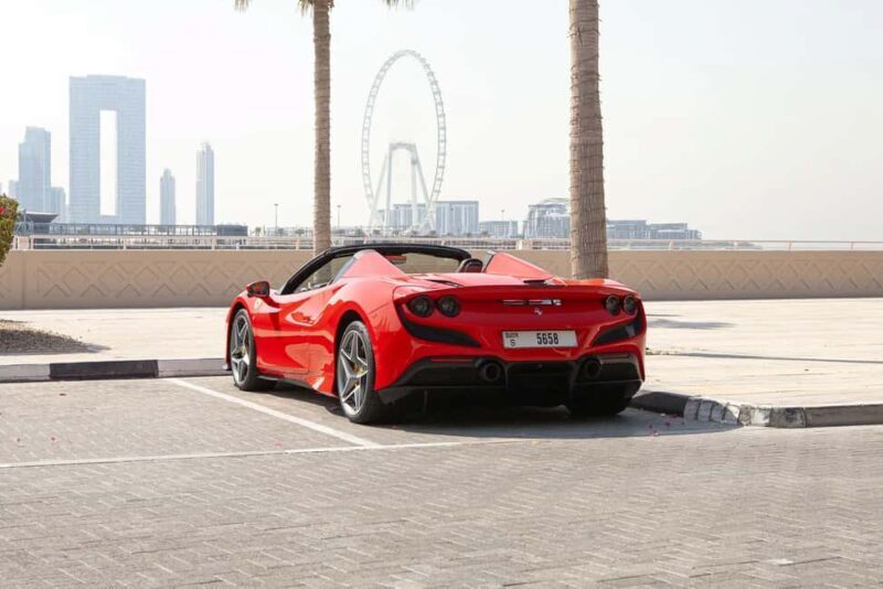 Dubai: Ferrari F8 Spider 1-Day Rental, No Deposit Required - FAQ