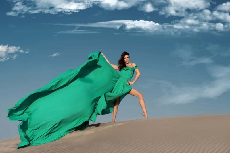 Dubai: Flying Dress Photo © Photoshoot "Marilyn Package" - Dress Selection and Style