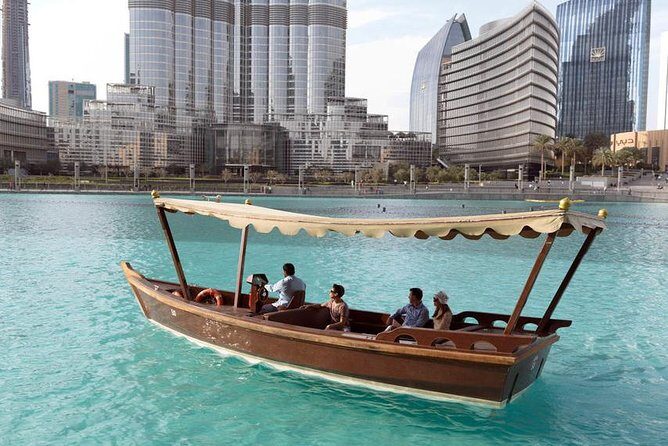 Dubai: Fountain Show and Burj Lake Ride by Traditional Boat - Introduction