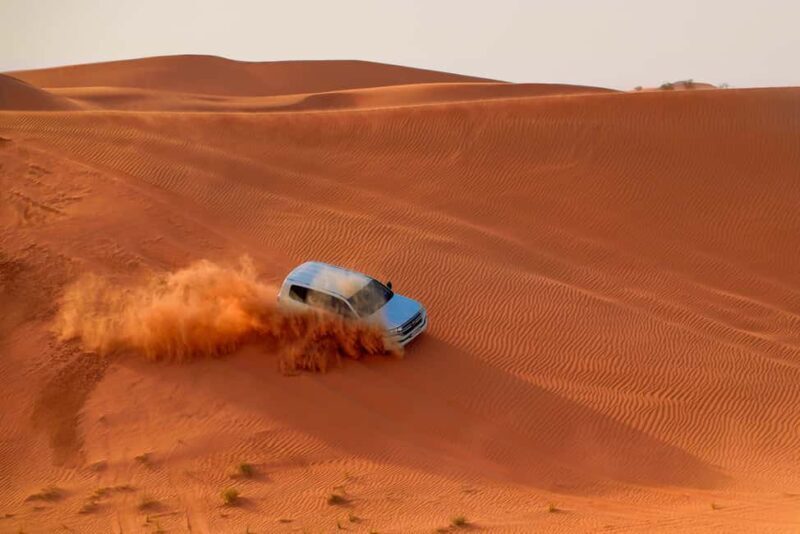 Dubai: Helicopter Ride, Desert Safari, Camels & Refreshments - Key Points