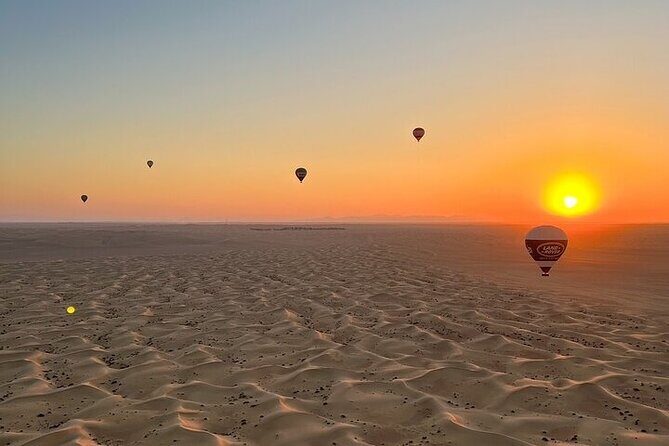 Dubai Hot Air Balloon Tour with Breakfast Camel Ride and Transfer - Key Points