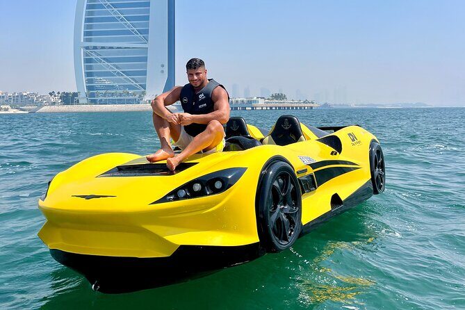Dubai Jetcar Ride 30 Min + Burj Al Arab View + Free Snacks - The Sum Up