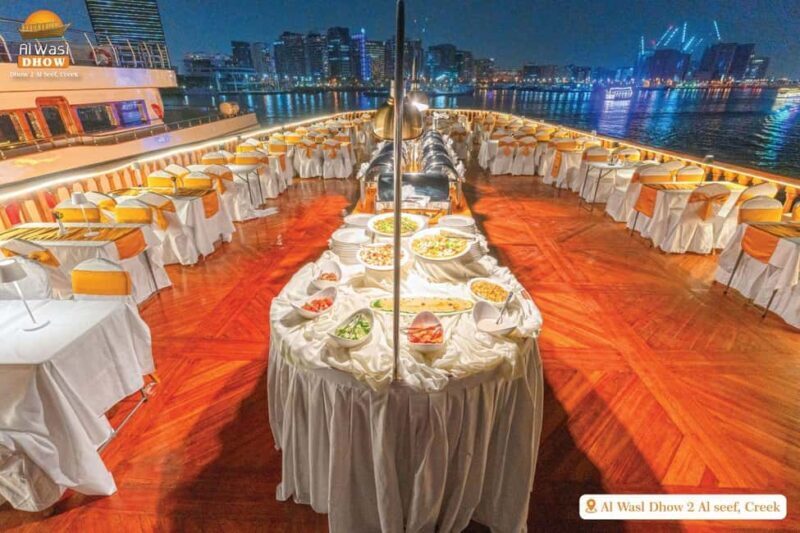 Dubai Marina Dinner Cruise with Live Entertainment(Al Wasl) - Seating & Comfort