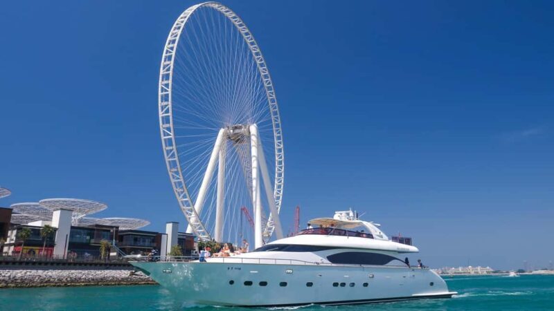 Dubai Marina Yacht Tour: Ain Wheel, JBR & Harbour in 1 Hour - An In-Depth Look at the Dubai Marina Yacht Tour