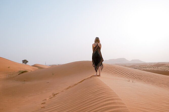 Dubai Morning Private 4x4 Desert Safari Sand Boarding Camel Ride - Transportation and Group Size