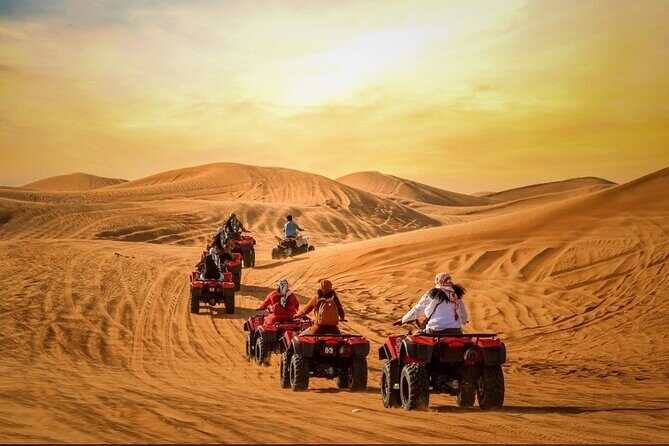 Dubai: Morning Quad bike & Safari Adventure , Sandboarding, camel - Introduction