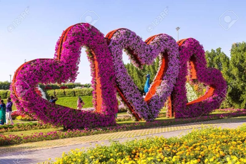 Dubai: Private Miracle Garden & Global Village Trip - Key Points