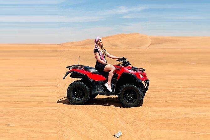 Dubai: Quad Bike Safari, Camels, & Camp with BBQ Dinner - What the Reviews Say
