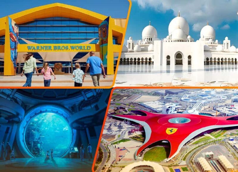 Dubai: Sheikh Zayed Mosque & Ferrari World Entry w/ Transfer - Key Points