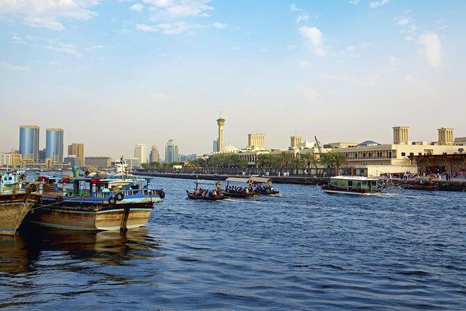 Dubai TRIO: City Tour- Desert Safari with BBQ- Dhow Cruise Dinner - Key Points