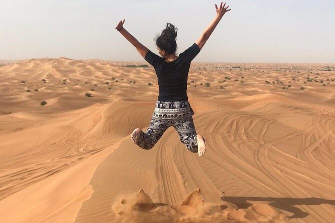Dubai: Unique MORNING 4WD Red Dunes Safari - The Dune Drive: A Thrilling Start