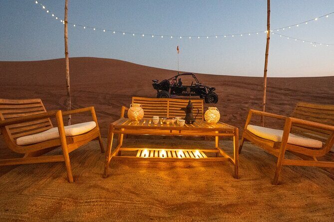 Dune Buggy & Private Dinner in the Dunes in Mleiha National Park - Key Points