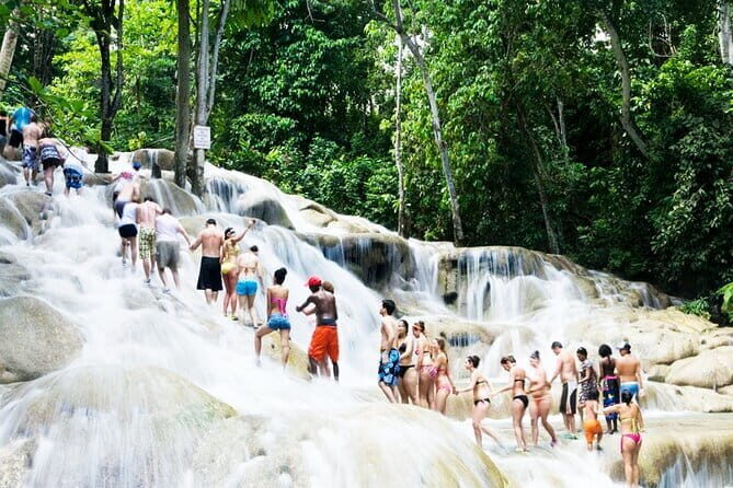 Dunn's River Falls and Horseback Riding Tour from Montego Bay - Key Points