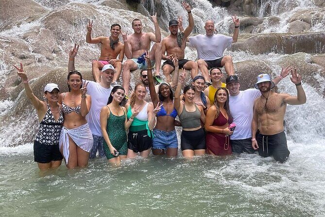 Dunn's River Falls Climb and Beach Include Entry Fee () - Key Points