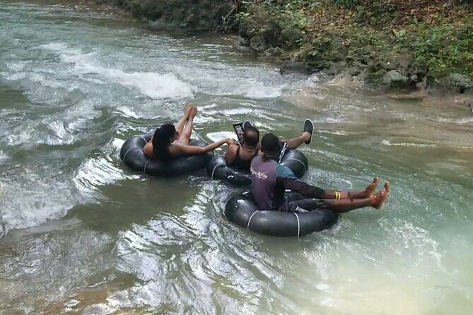 Dunn's River Falls, River Tubing, and Horseback Riding With Transportation - The Sum Up