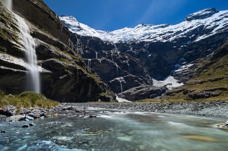 Earnslaw Burn Glacier & Waterfalls | 75min from Queenstown - An Adventure in the Sky and on the Mountain