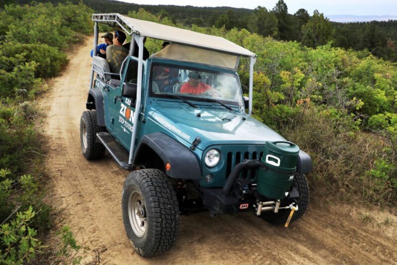 East Zion: 1-Hour East Rim Jeep Tour - Descending into Jolly Gulch