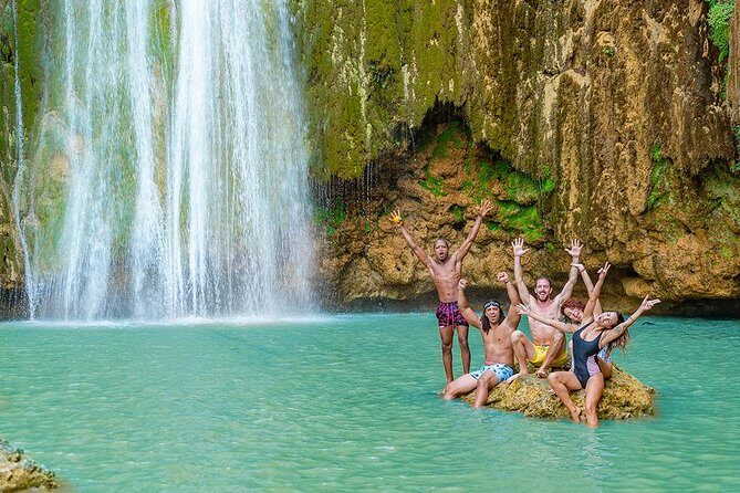 El Limon Waterfall and Bacardi Island Tour from Punta Cana with Lunch Included - Key Points