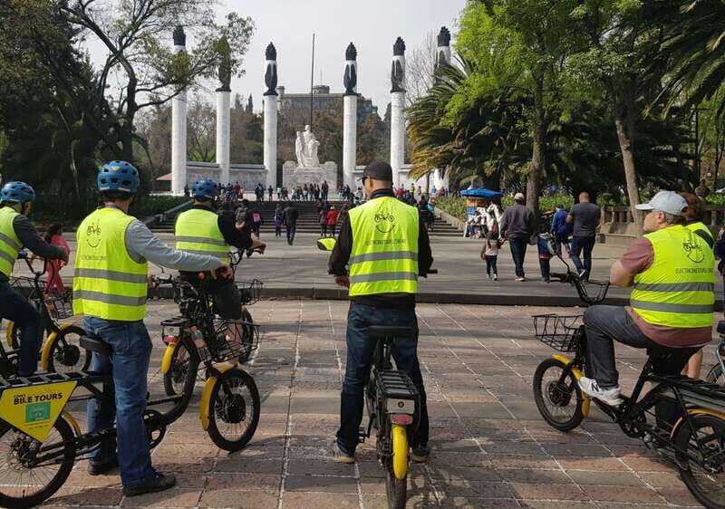 Electric Bike City Tour with a taco stop. - Key Points