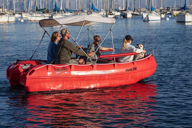 Electric boat Rentals in San Diego Bay. Family friendly boating - Key Points