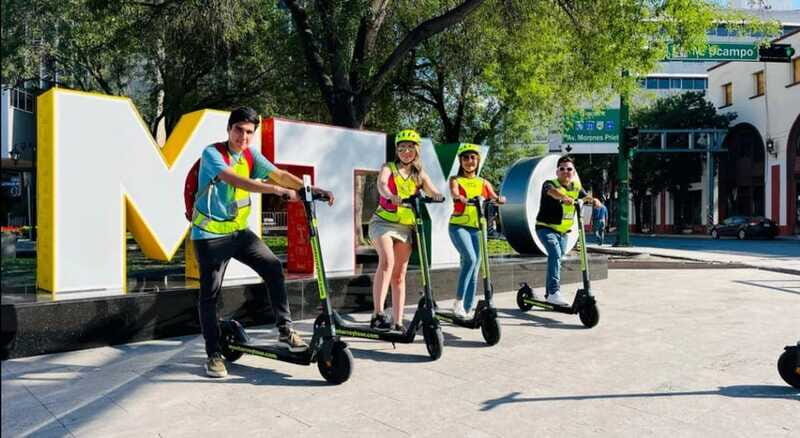 "Electric Scooter tour" in Monterrey down town with guide - The Sum Up