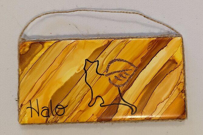 Embossed Alcohol Ink Tile in Estes Park - A Closer Look at the Experience