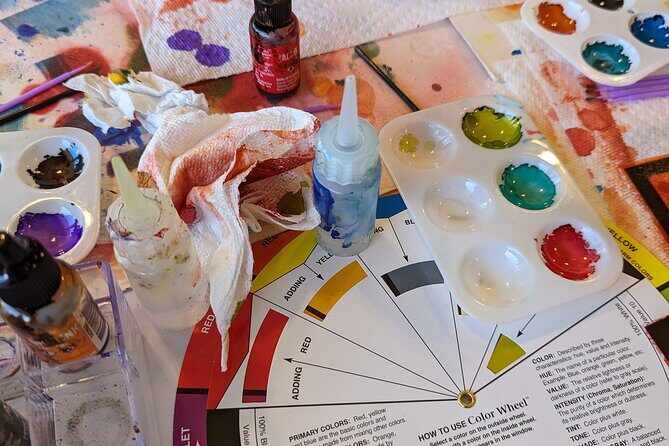 Embossed Alcohol Ink Tile in Estes Park - Who Will Love This Experience?