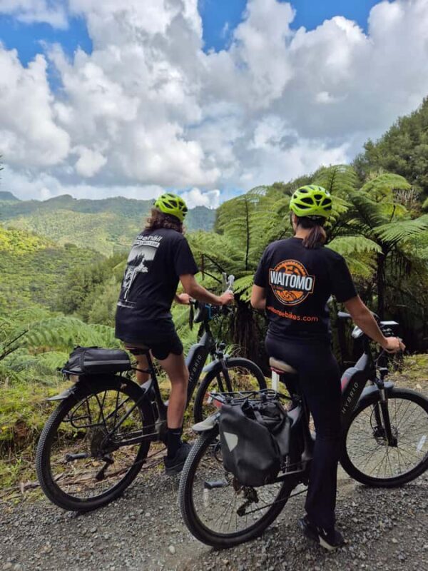 Enchanting Waitomo: Ride, Revel and Radiate on our eBikes - The Cave and Beyond: A Complementary Adventure