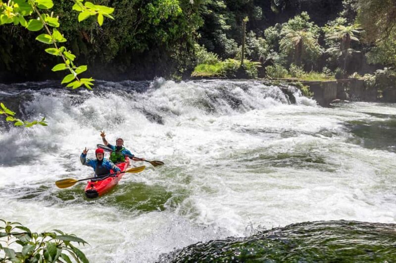 Epic Tandem Kayak Tour down the Kaituna River Waterfalls - What You Can Expect from the Tour
