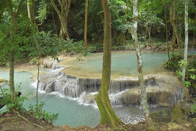 Erawan Waterfall and Bridge over the River Kwai - Returning to Bangkok: Long but Worthwhile Journey