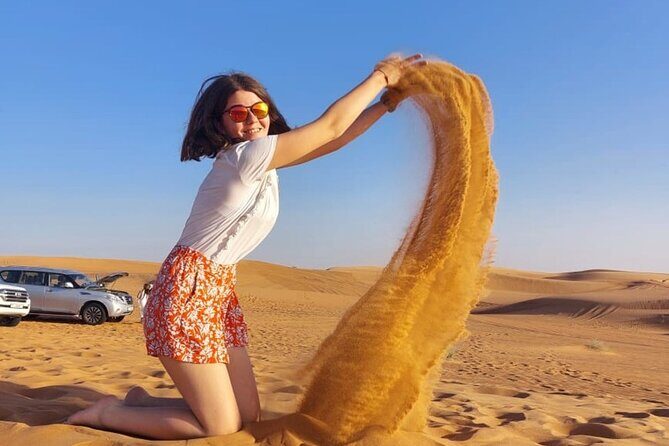 Evening Desert Safari Camel Ride Live Shows Shisha Dinner - Key Points