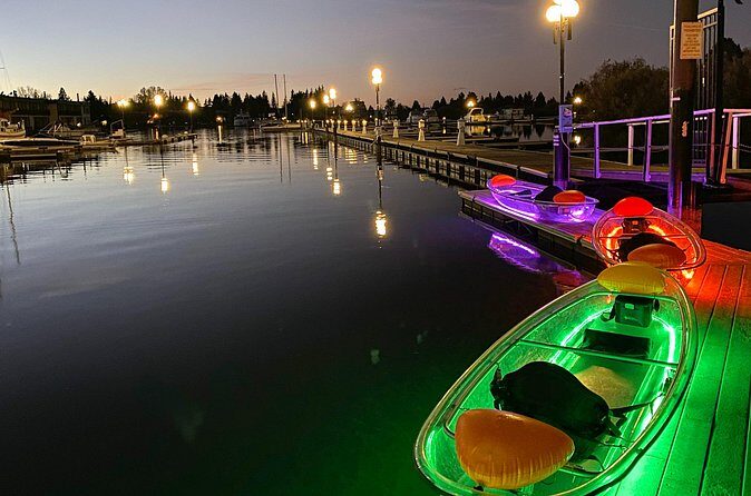 Evening LED Glow Clear Kayak Tour in Lake Tahoe - The Sum Up