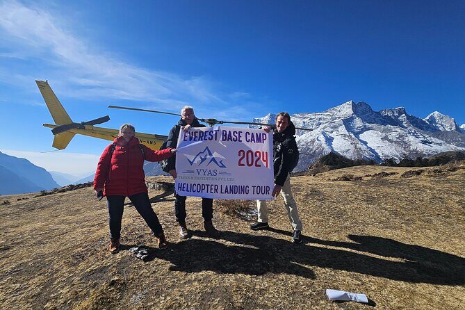 Everest base camp helicopter tour with Guarenteed Landing - The Itinerary in Detail